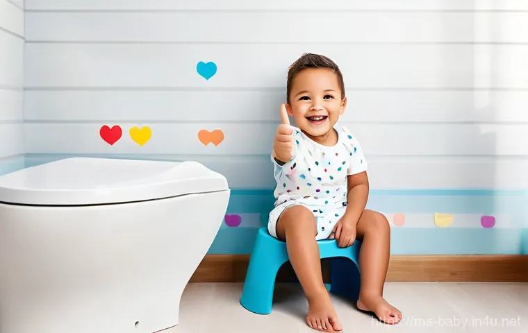 배변훈련 시작 시기 - **Prompt:** A cozy, warmly lit bathroom during the day. A diverse toddler, approximately 2 years old...