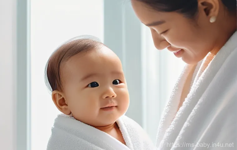 아기 샴푸 선택법 - **Prompt:** A thoughtful Malay father, wearing a modest short-sleeved shirt, is carefully examining ...