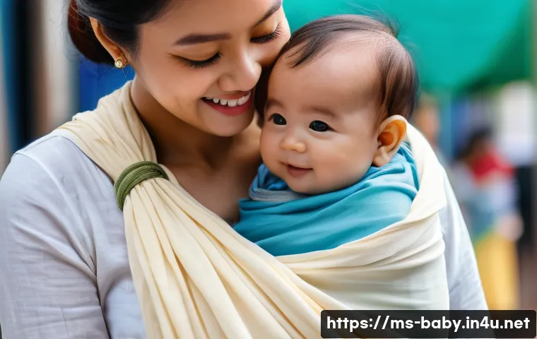 아기 슬링 사용법 관련 이미지 1